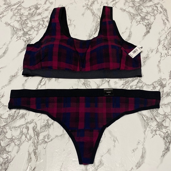 torrid Other - Torrid Plaid Bra Thong Set Size 1 1X